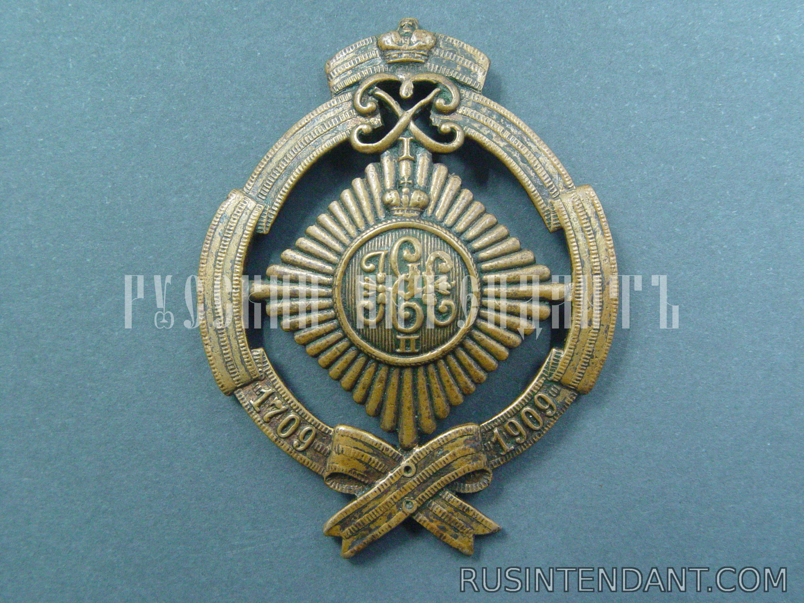Фото 1: Знак 13-го драгунского Военного ордена генерал-фельдмаршала графа Миниха полка 