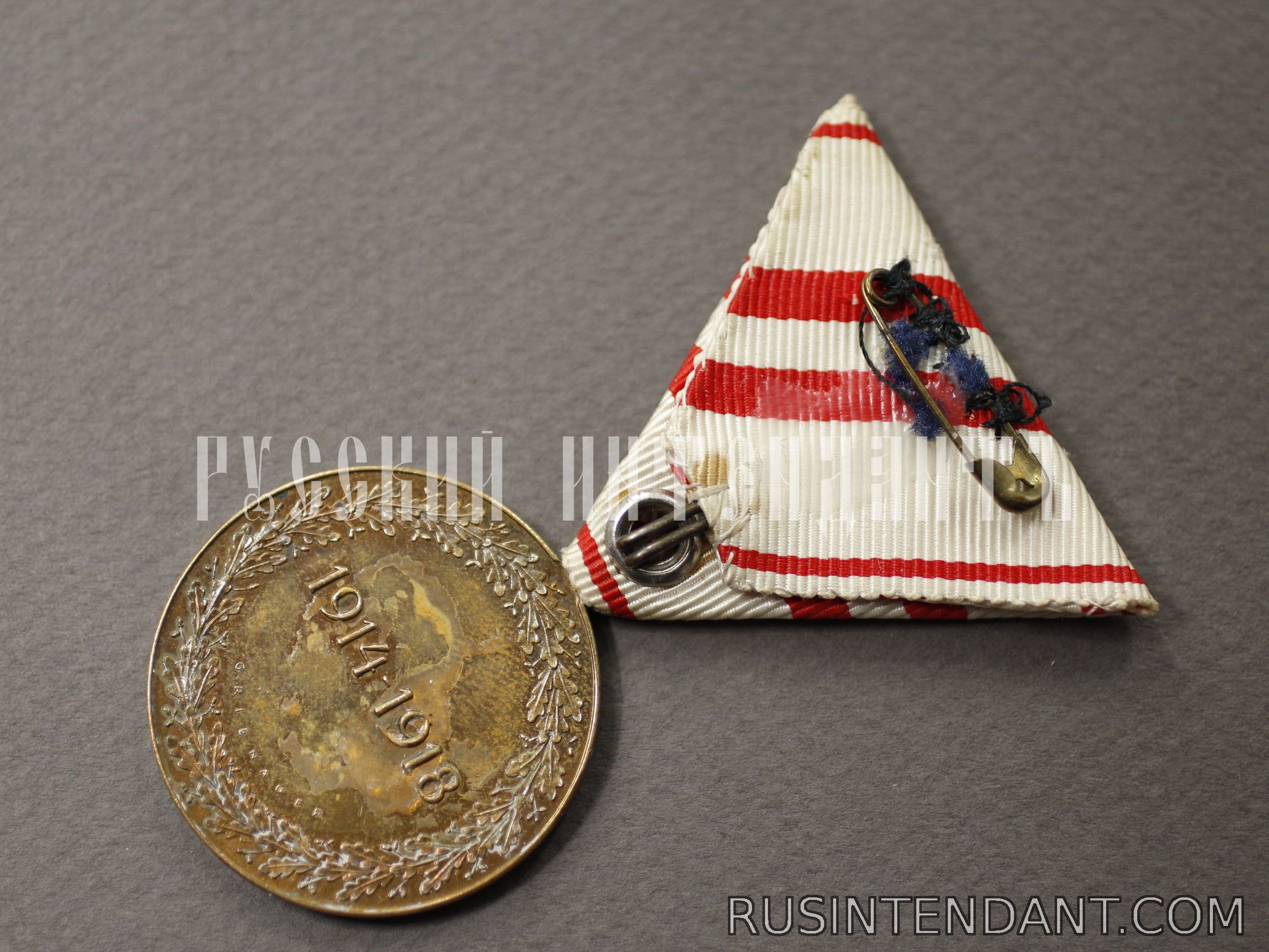 Фото 4: Австрийская медаль «В память войны 1914 – 1918 годов» 