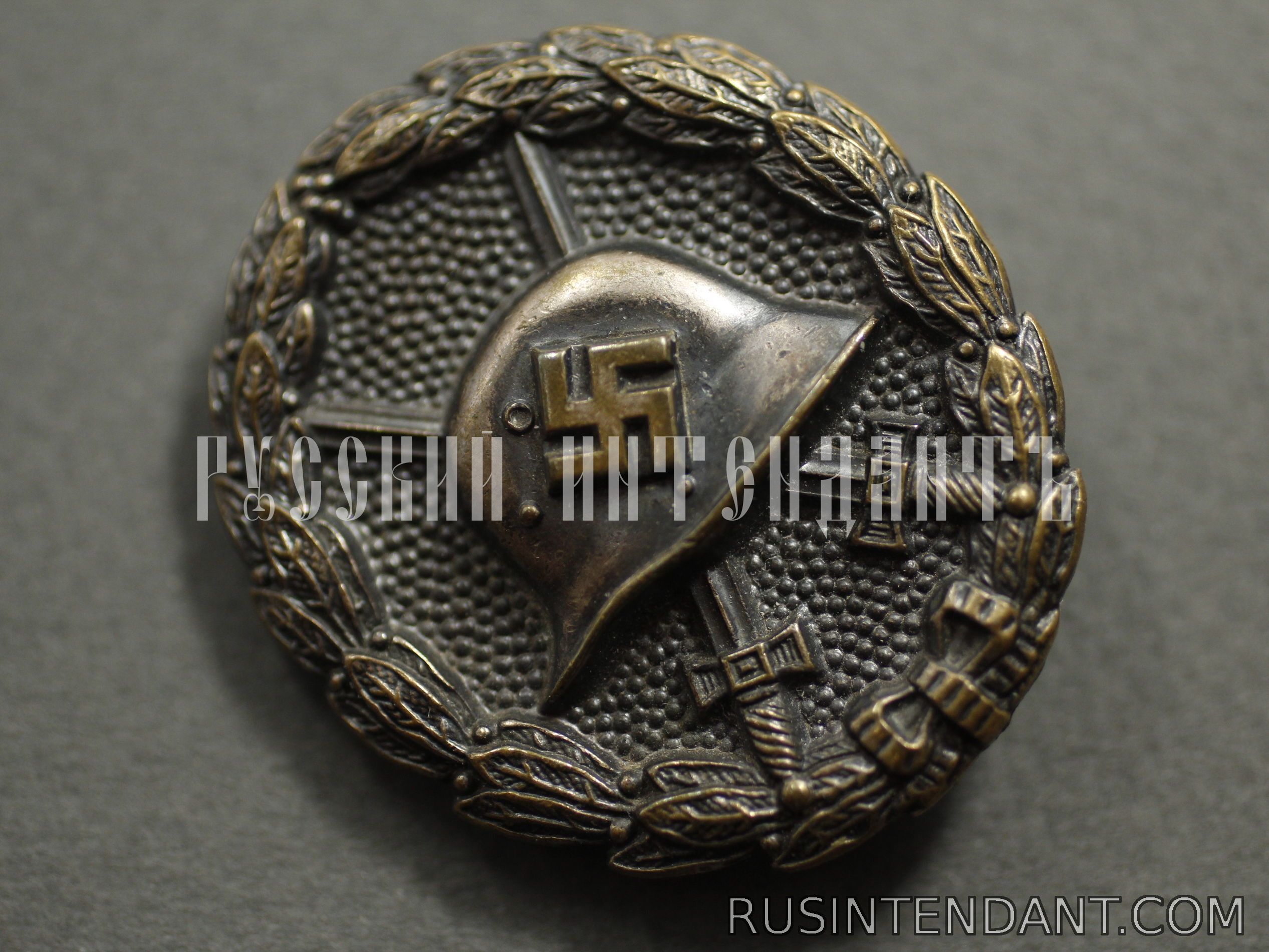 Фото 2: Знак «За ранение» серебряный 