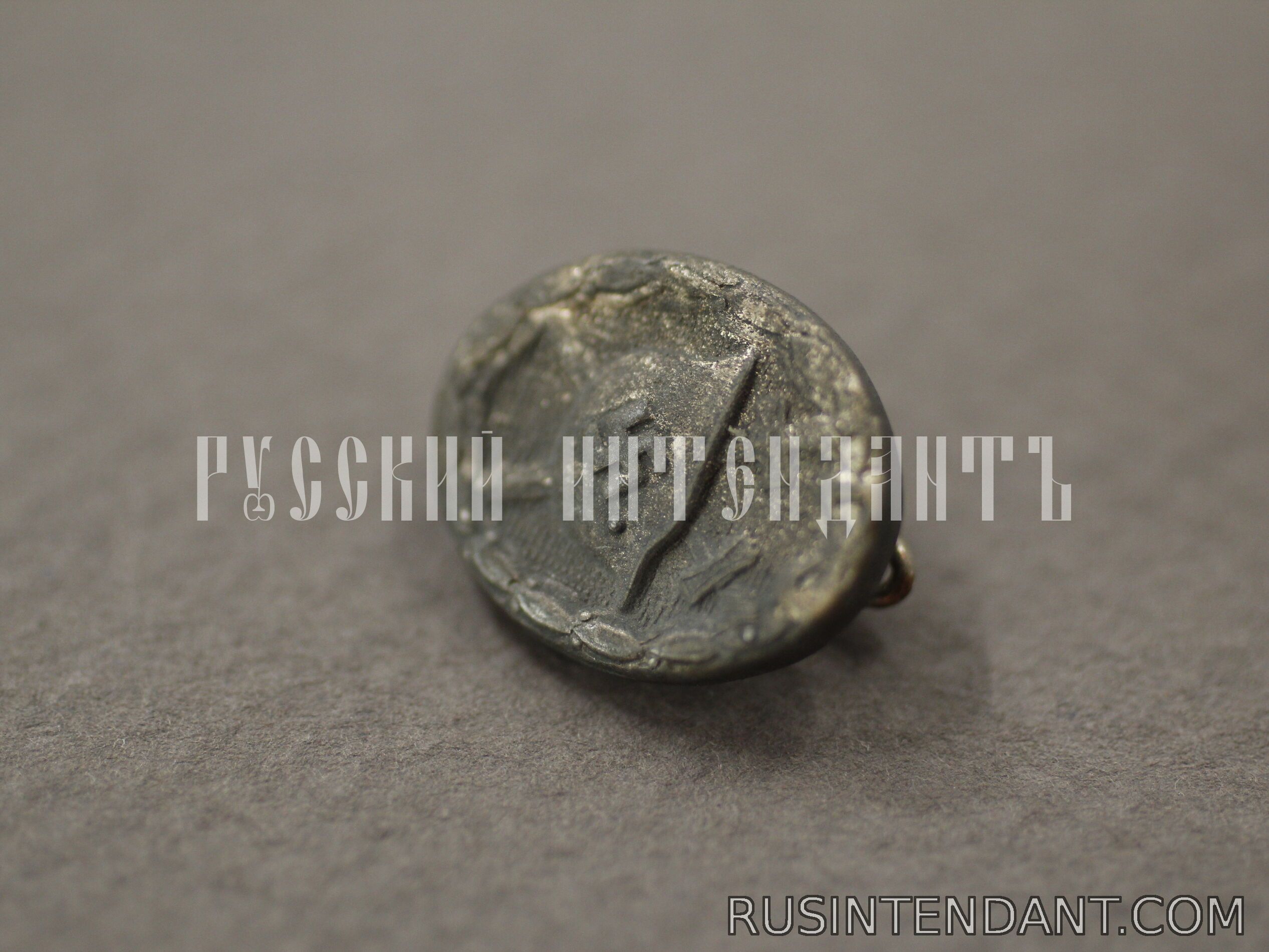 Фото 3: Миниатюрный знак «За ранение» серебряный 