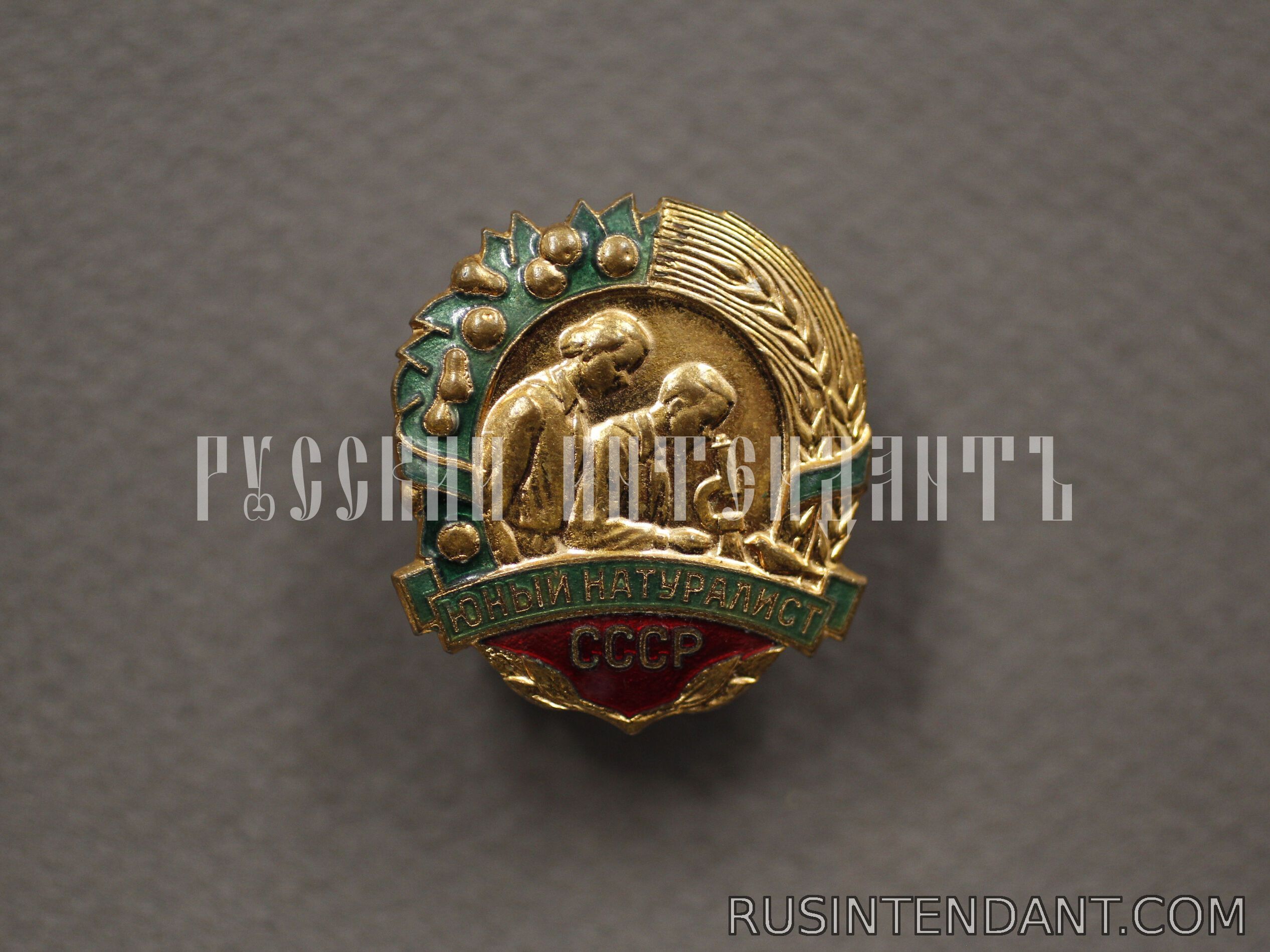 Фото 1: Знак «Юный натуралист СССР» 
