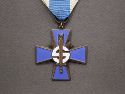 Синий крест «За заслуги в гражданской гвардии» Шюцкор