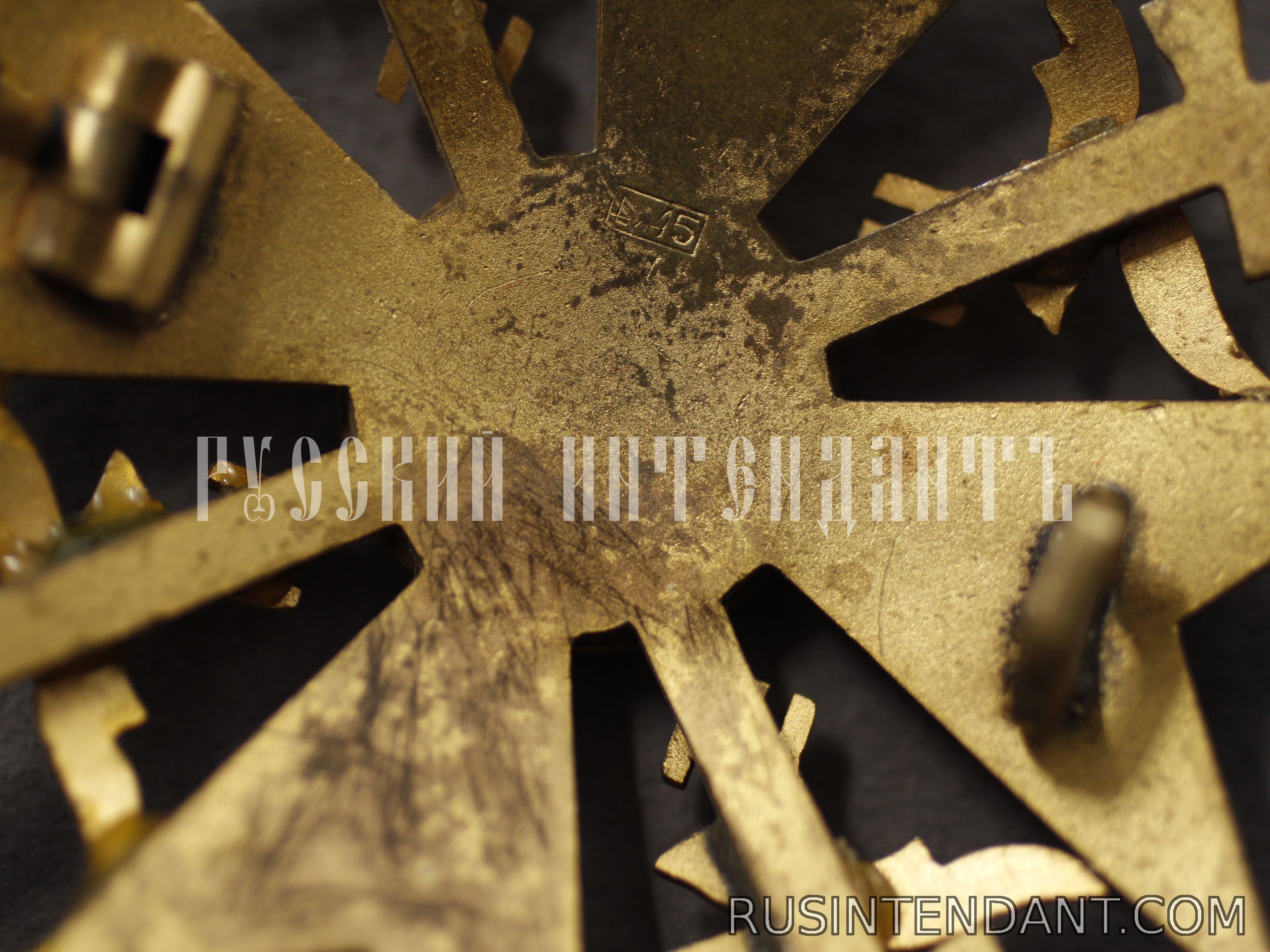 Фото 6: Испанский Крест в бронзе с мечами 