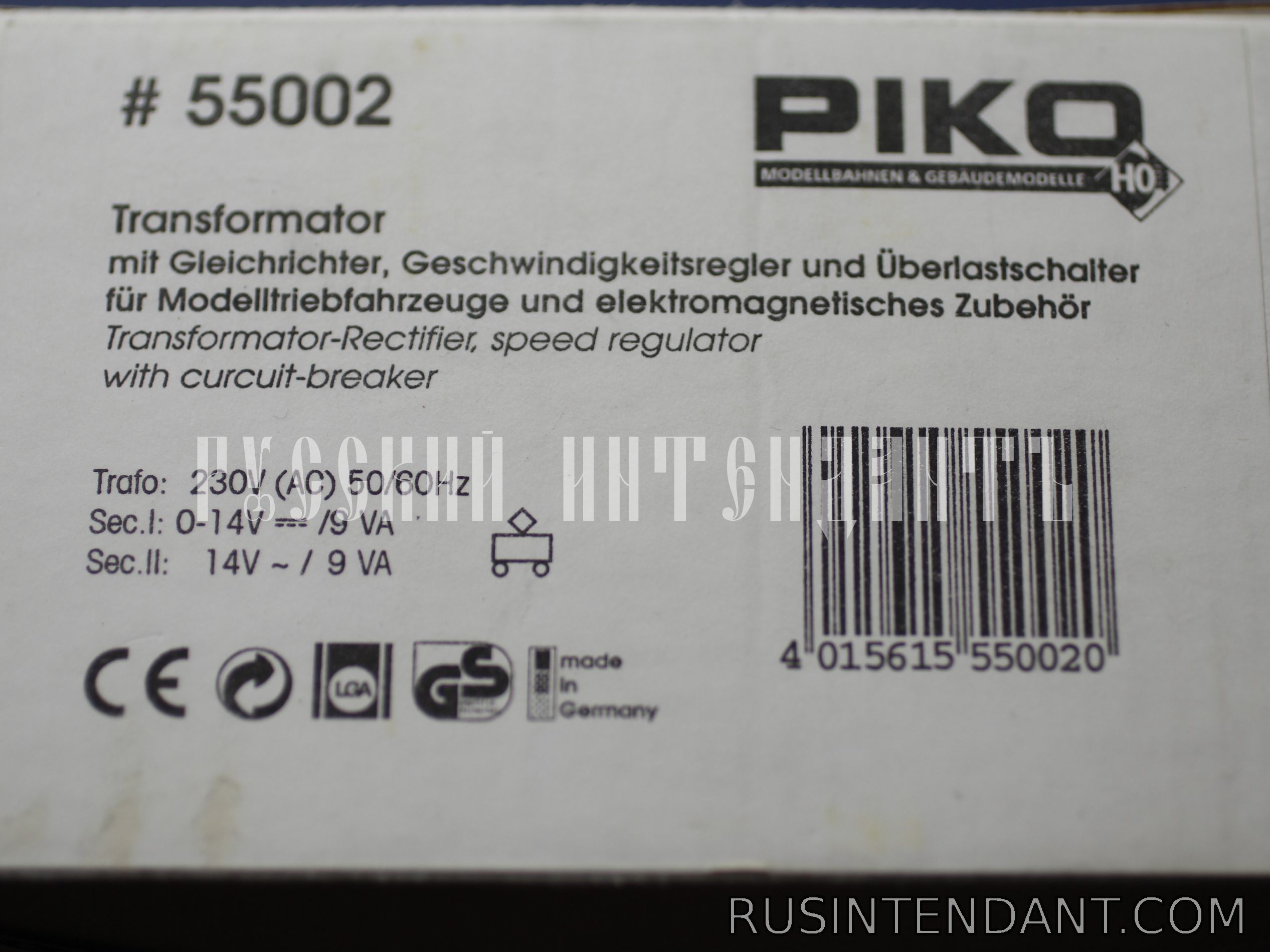 Фото 5: Транформатор PIKO для модельной железной дороги 