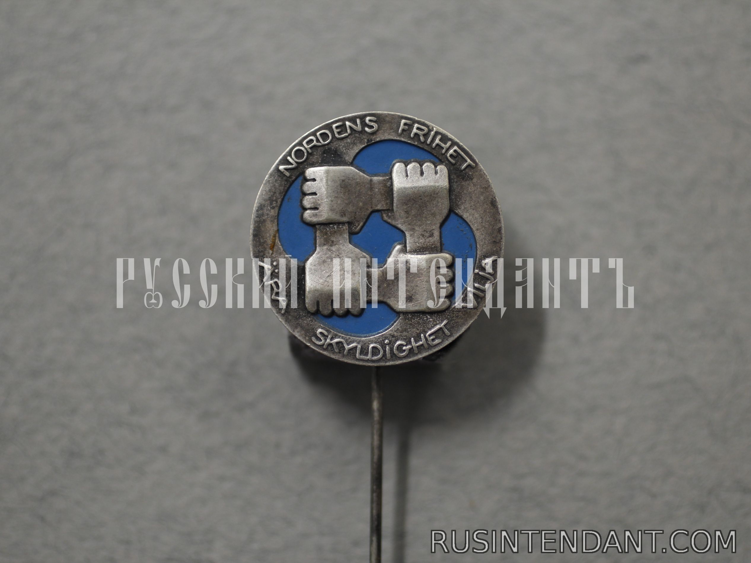 Фото 1: Знак Шведского добровольческого корпуса 