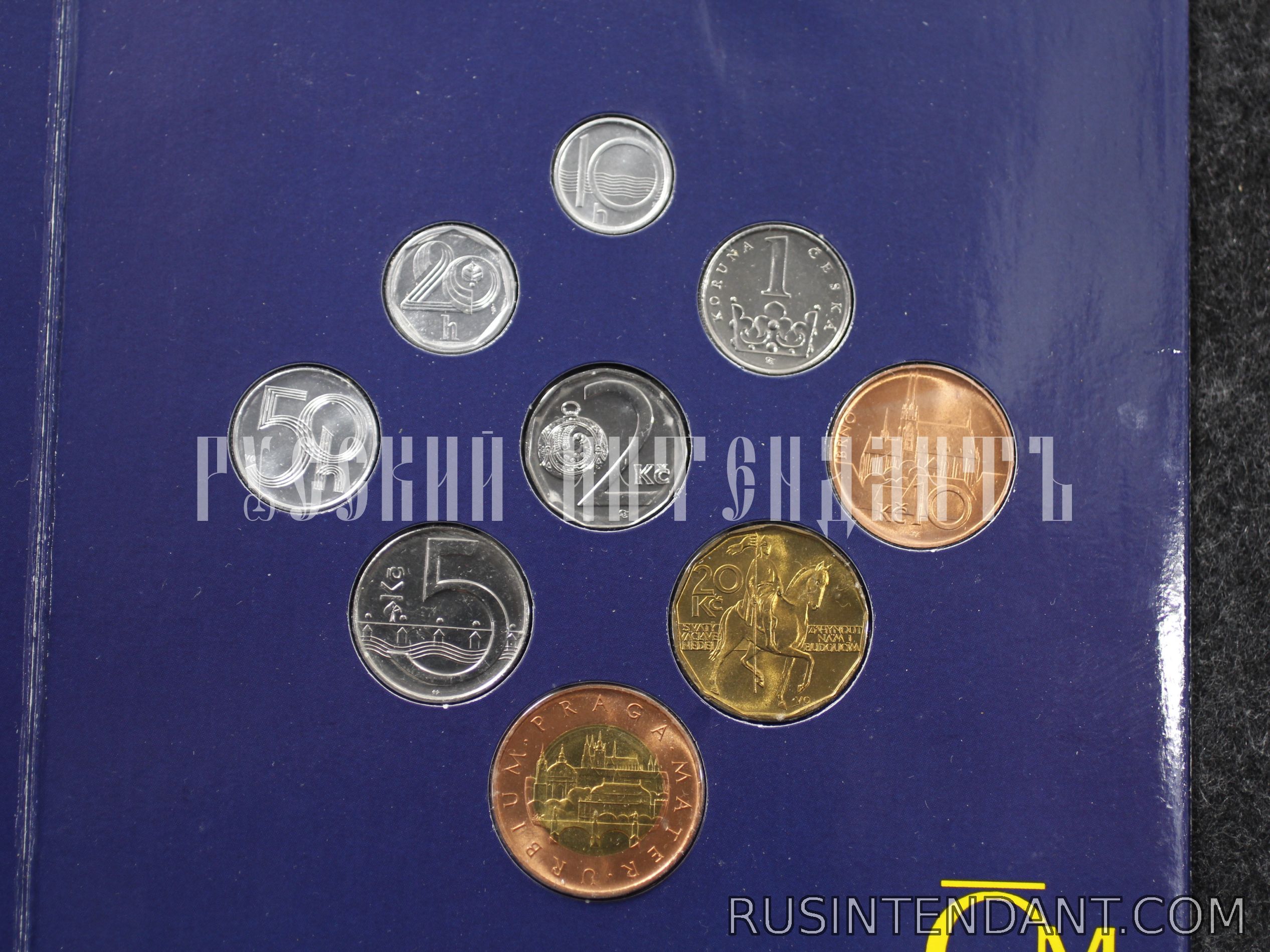 Фото 3: Набор монет Чешской республики за 1997г. 