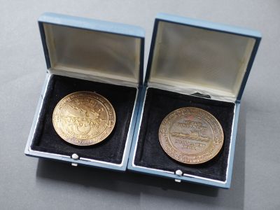 Комплект настольных медалей Советского комитета «Мир океанам»