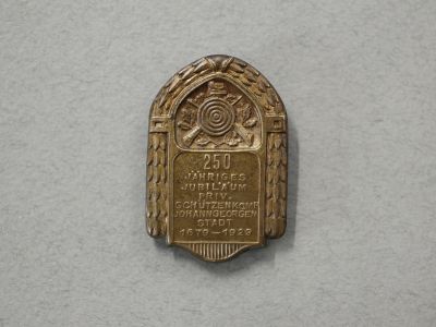 Юбилейный знак стрелкового комитета Йохангеоргенштада