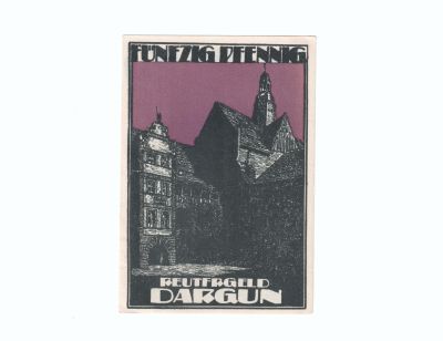 Рейтергельд 50 пфеннигов Даргун (Dargun)