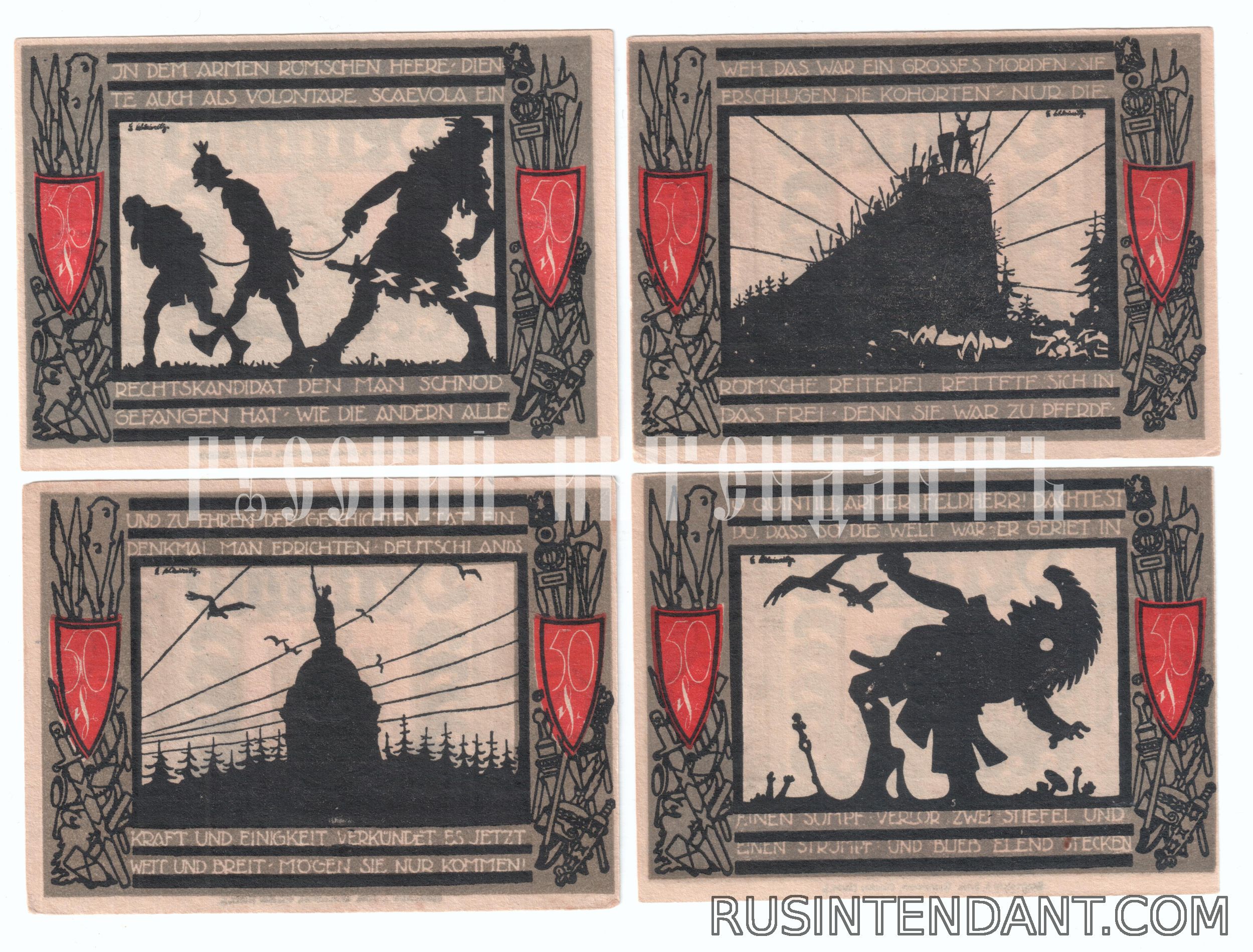 Фото 2: Нотгельды 50 пфеннигов Детмольд (Detmold) 