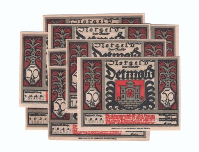 Нотгельды 50 пфеннигов Детмольд (Detmold)