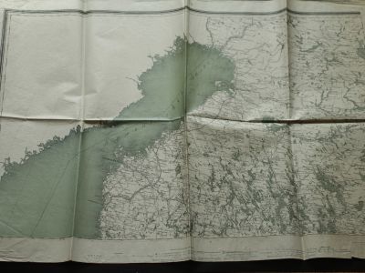 Военная карта района Ботнического залива