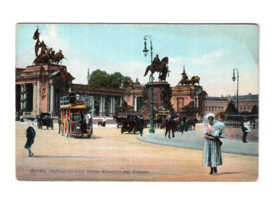 Почтовая открытка «Berlin. Nationaldenkmal Kaiser Wilhelms des Grossen»