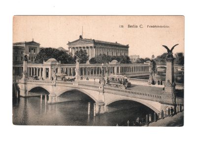 Почтовая открытка «Berlin C. Friedrichsbrücke»