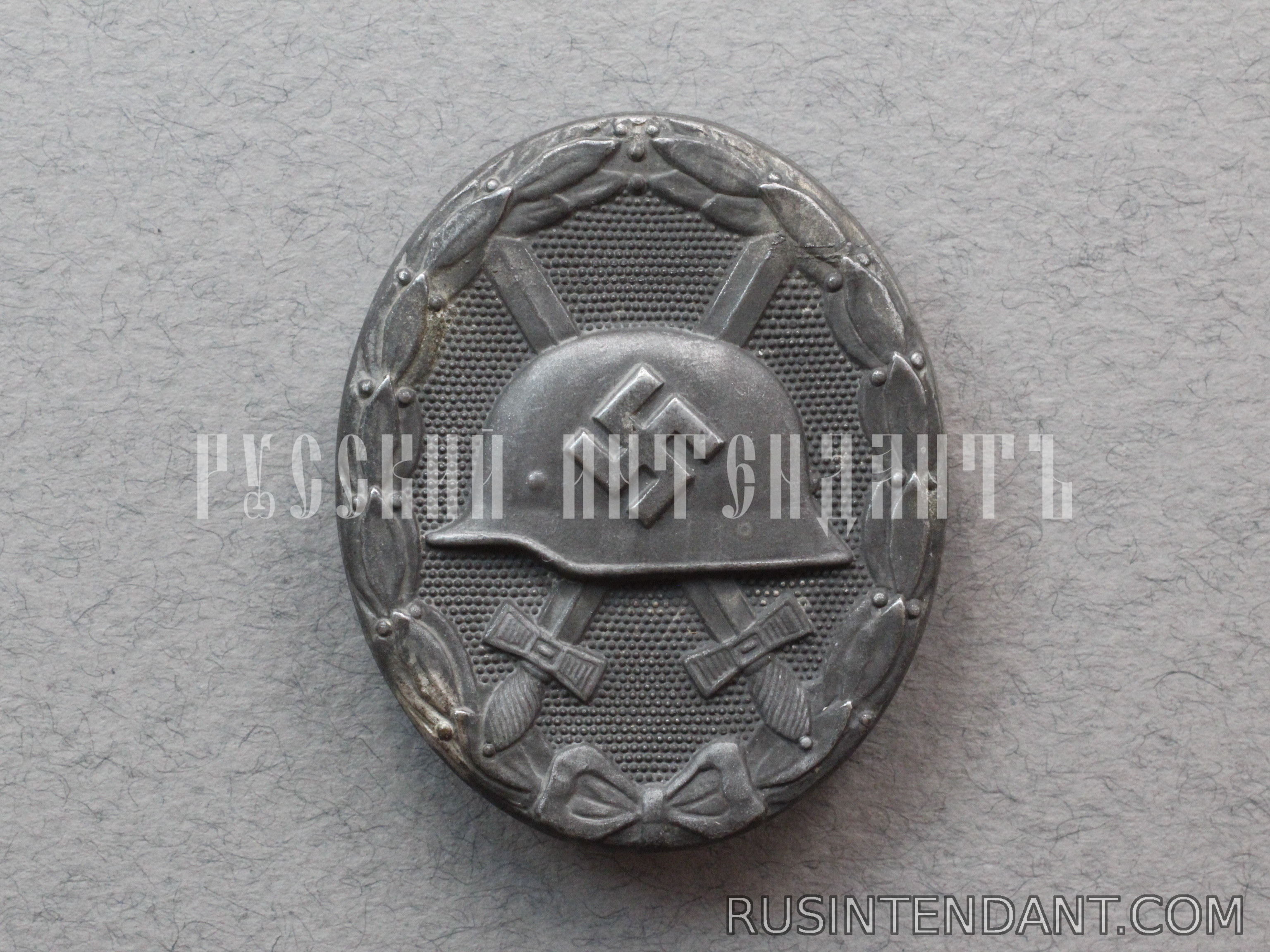 Фото 1: Нагрудный знак За ранение в серебре 