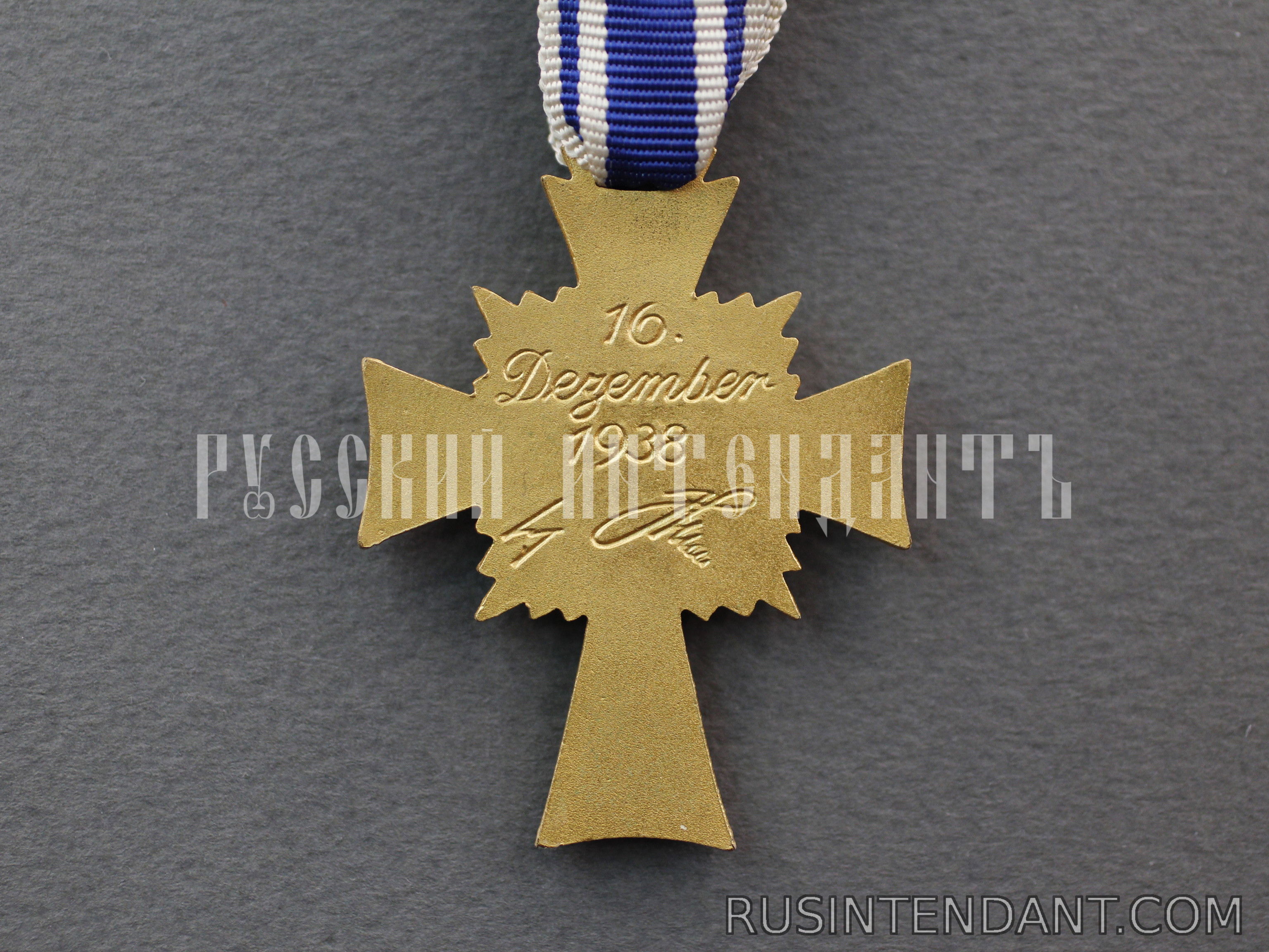 Фото 2: Почетный крест Немецкой матери "Золотой" 