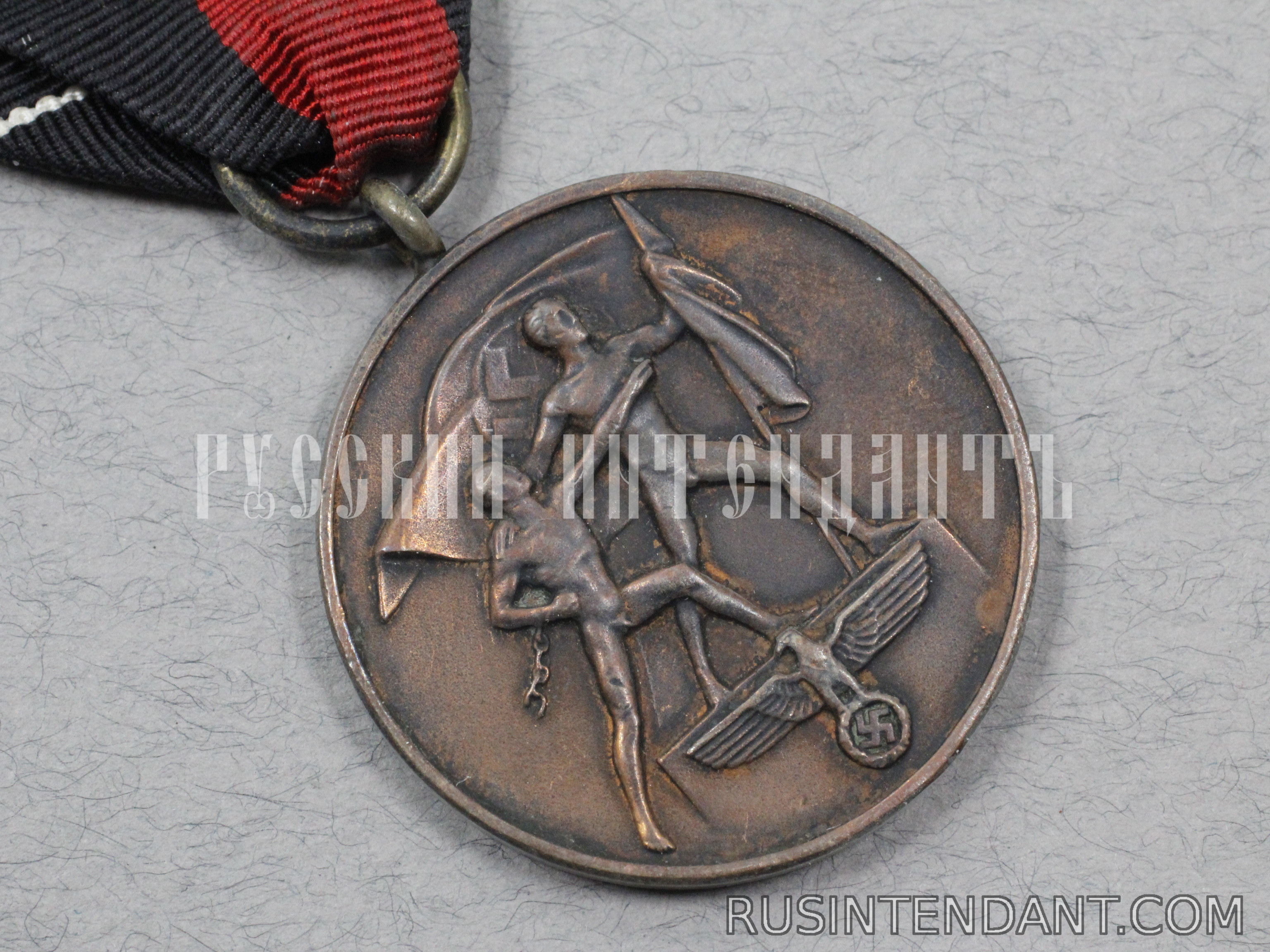 Фото 3: Медаль "В память 1 октября 1938 года" 