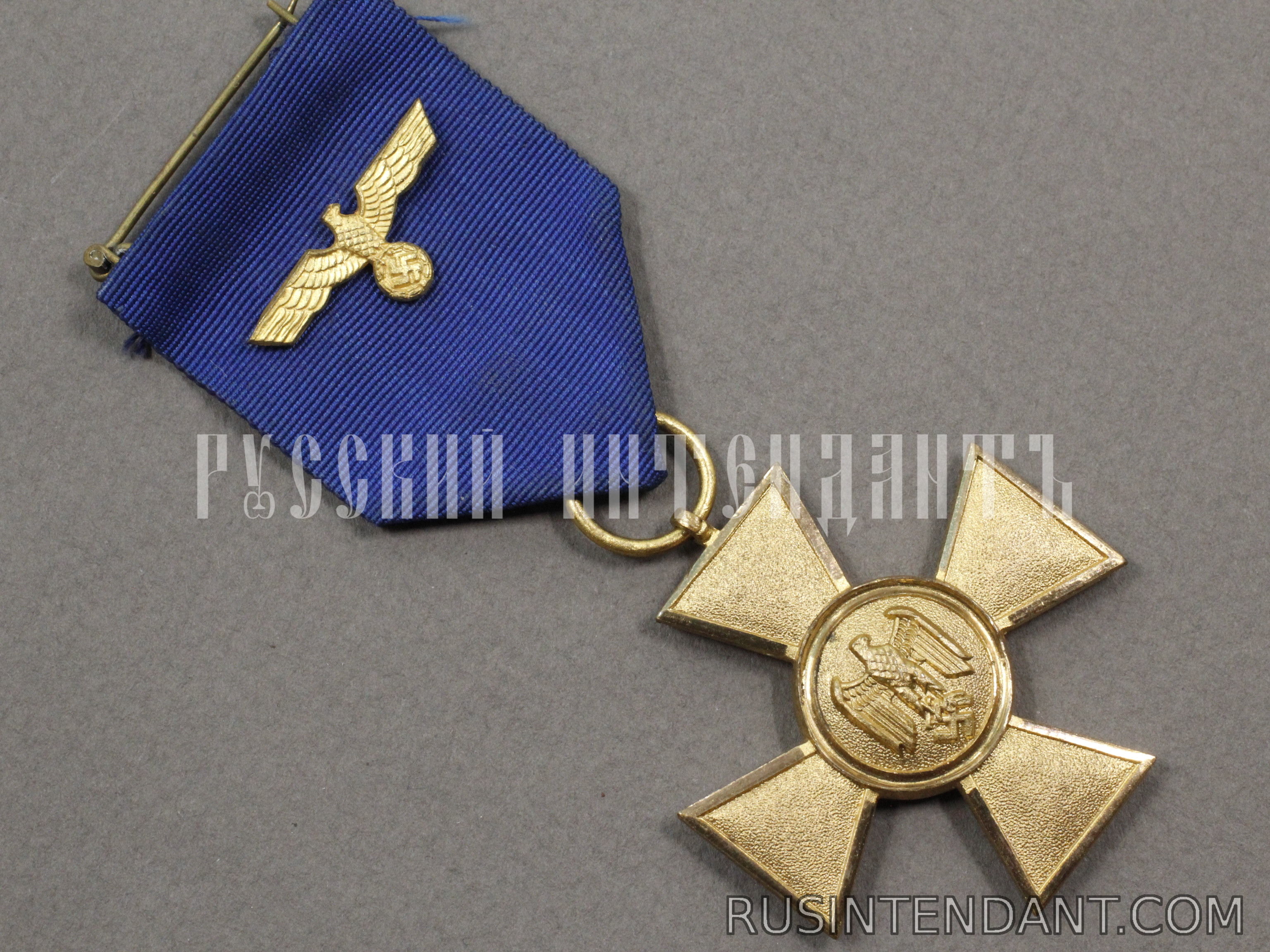 Фото 3: Крест за 25 лет выслуги на ленте 