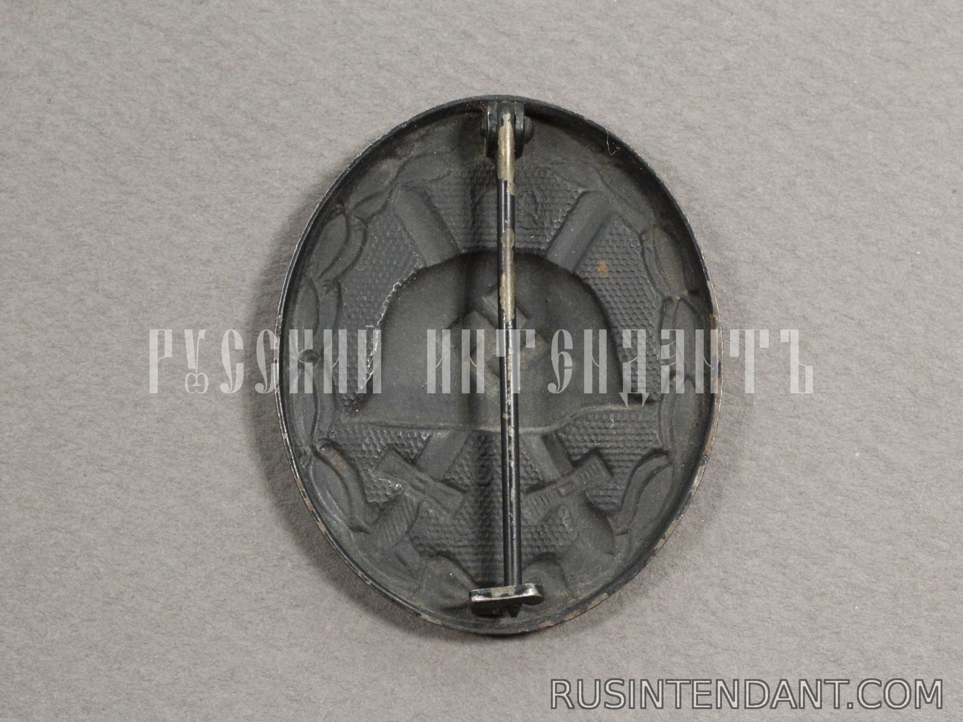 Фото 2: Знак "За ранение" черный 