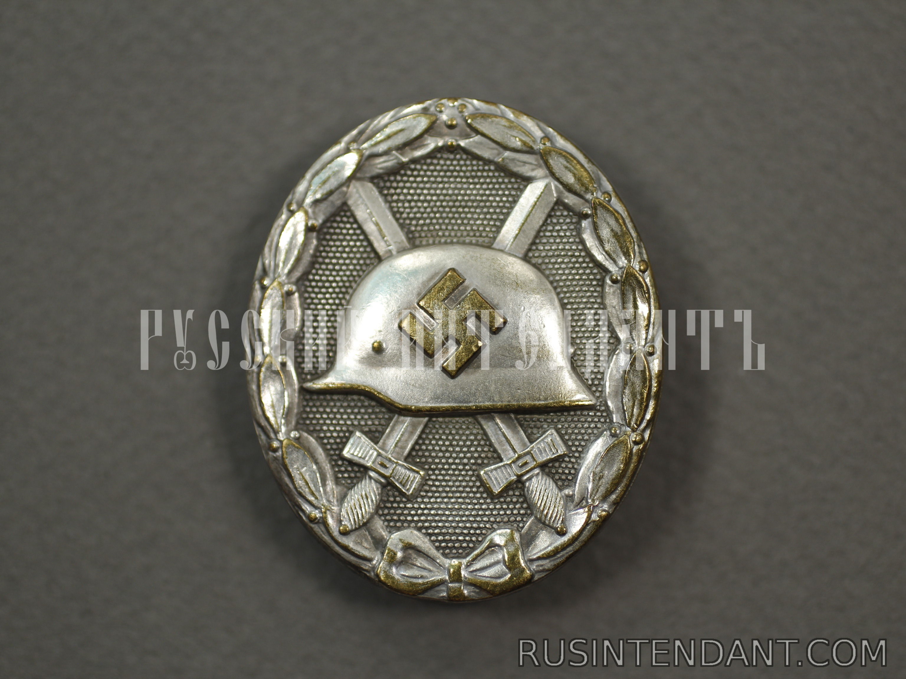 Фото 1: Знак "За ранение" серебряный 