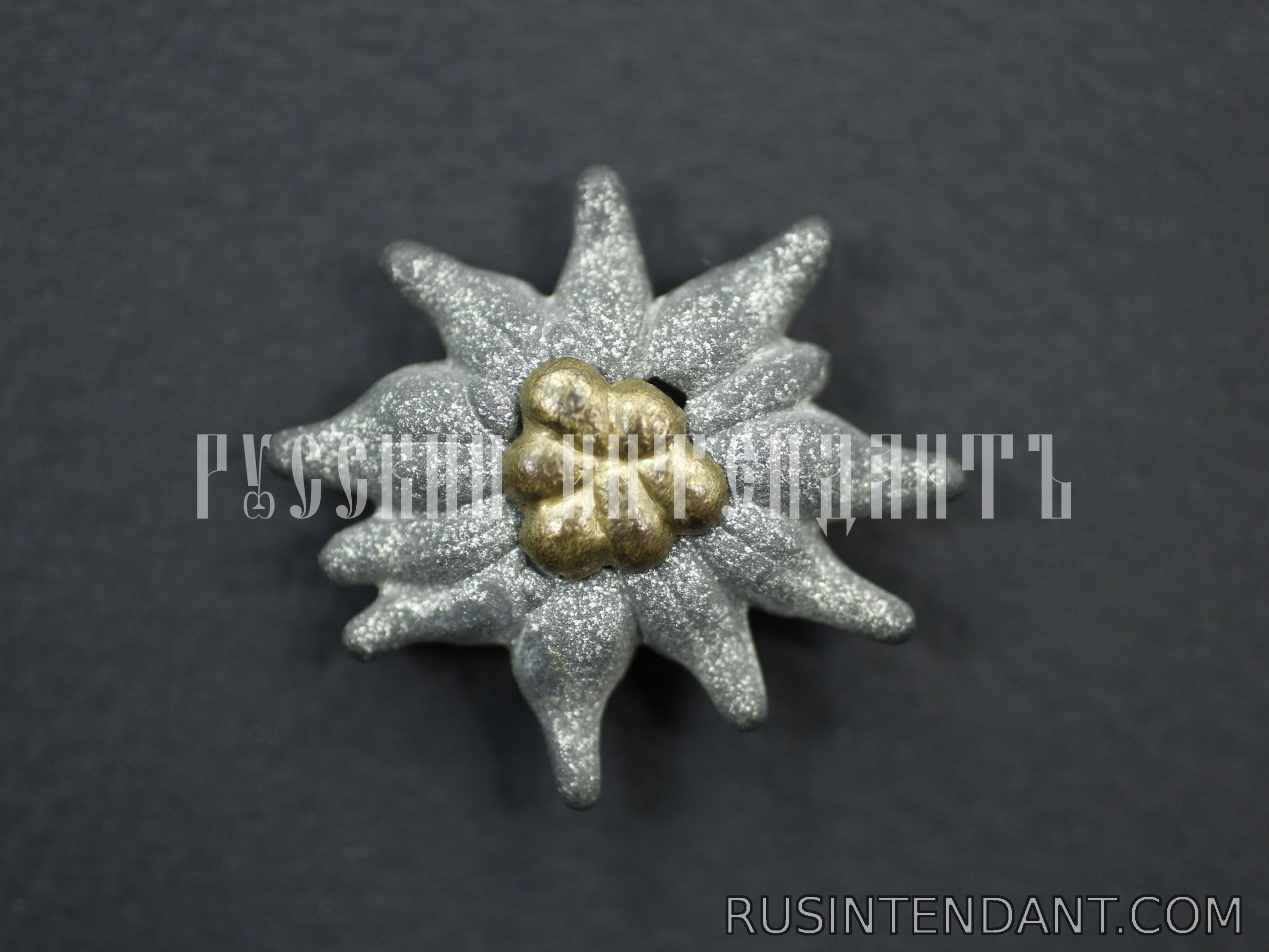 Фото 1: Эмблема на фуражку горно-стрелковых частей Вермахта 