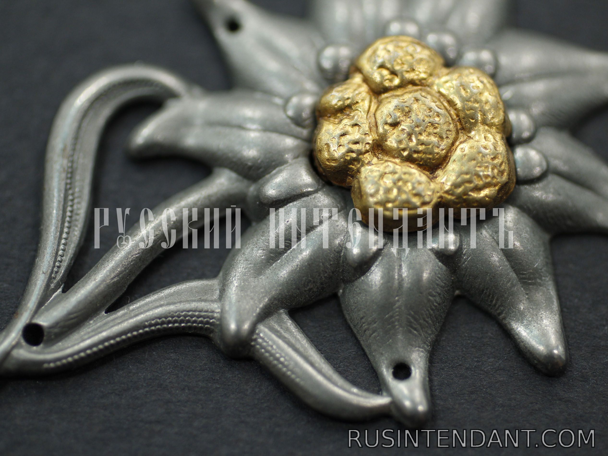 Фото 3: Эмблема на головной убор горно-стрелковых частей Вермахта 