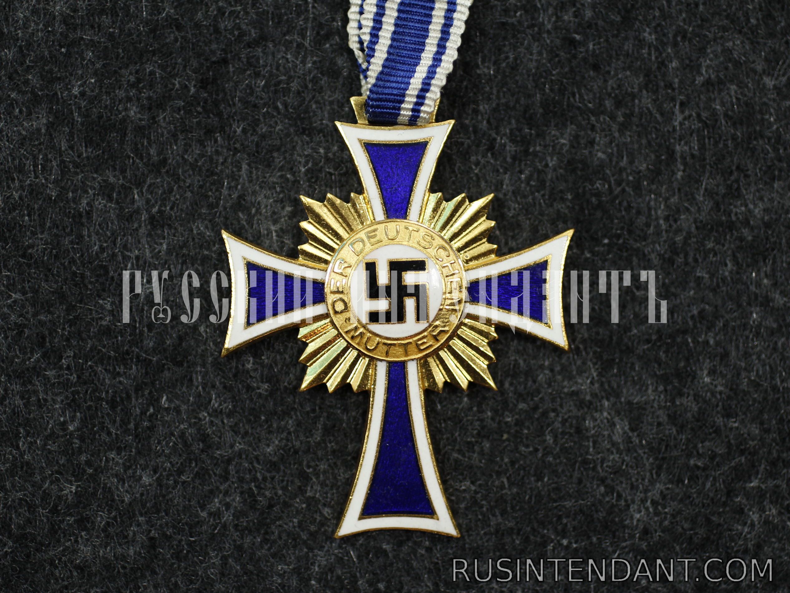 Фото 2: Почетный крест Немецкой матери "Золотой" 